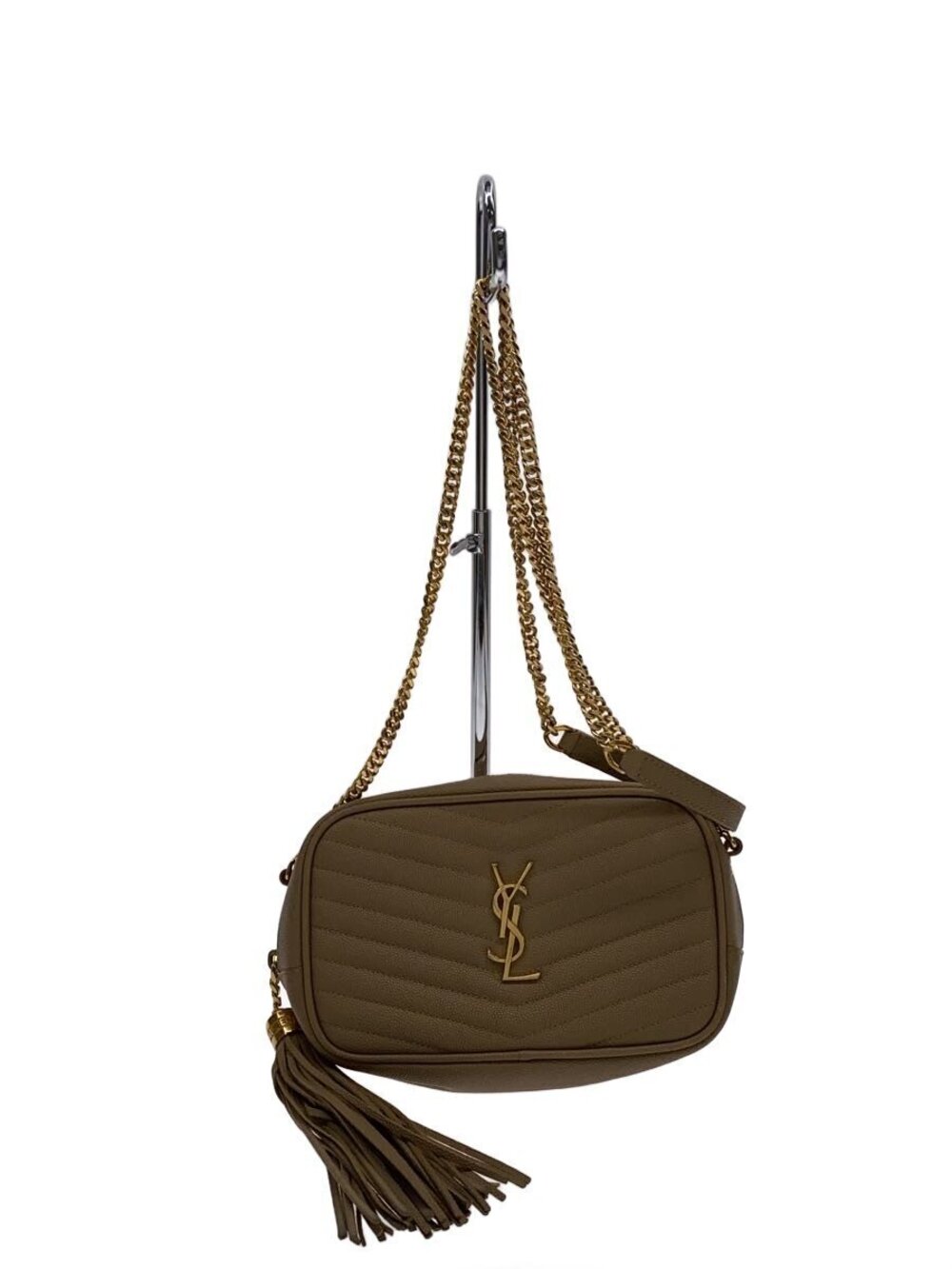 SAINT LAURENT Lou Shoulder Bag Leather